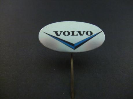 Volvo Zweeds automerk logo ovaal zilverkleurig